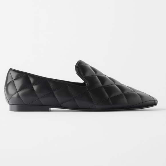 Zara leather quilted loafers - Picture 3 of 6